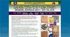 Desktop Screenshot of dimensionsinleather.com